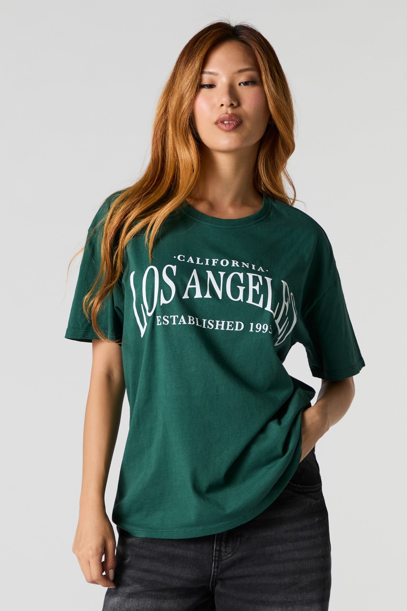 Los Angeles Graphic Boyfriend T-Shirt