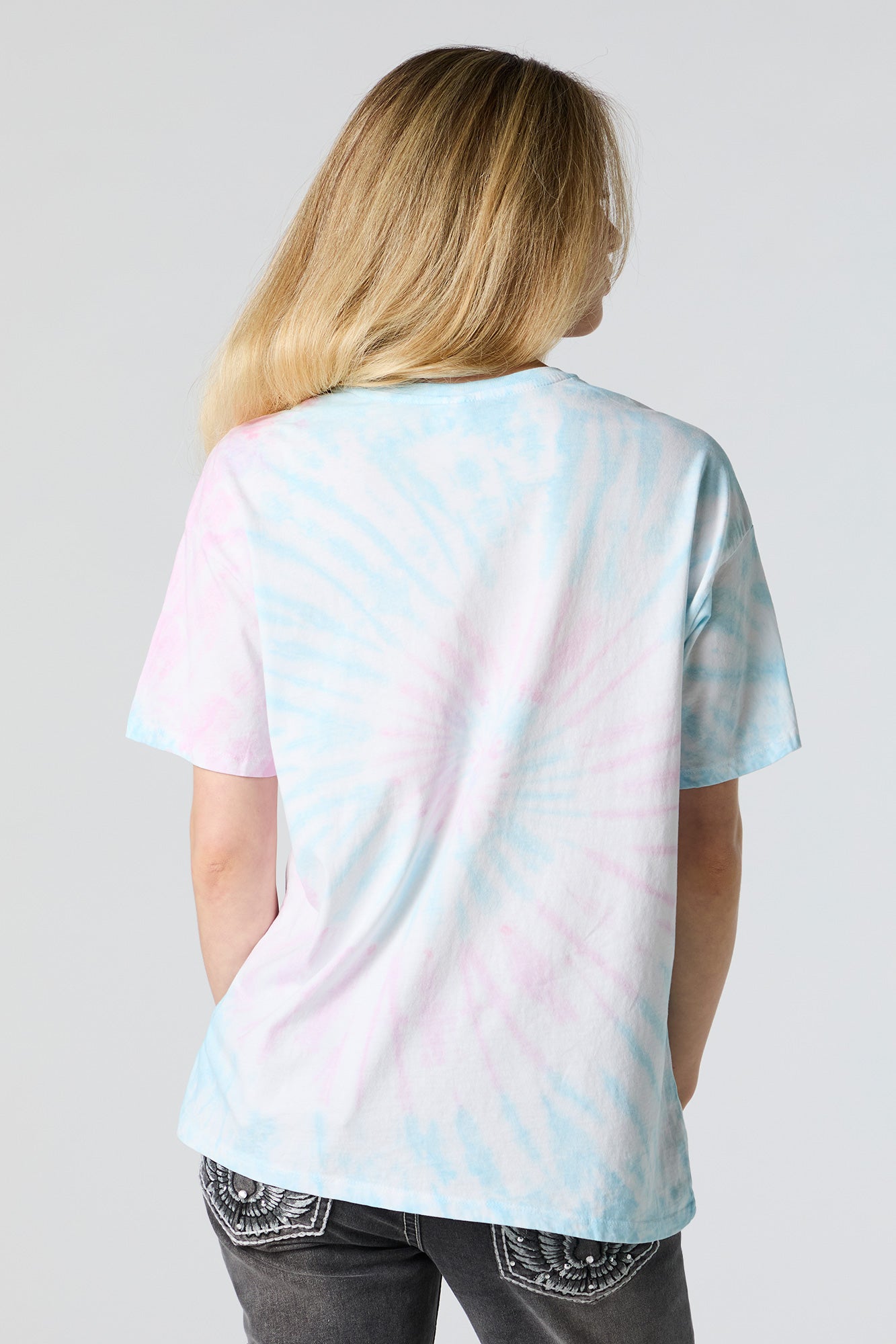 Butterfly Graphic Tie-Dye T-Shirt