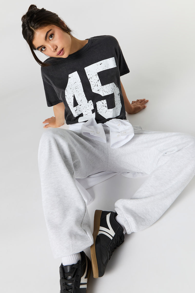 Graphic Washed Boyfriend T-Shirt