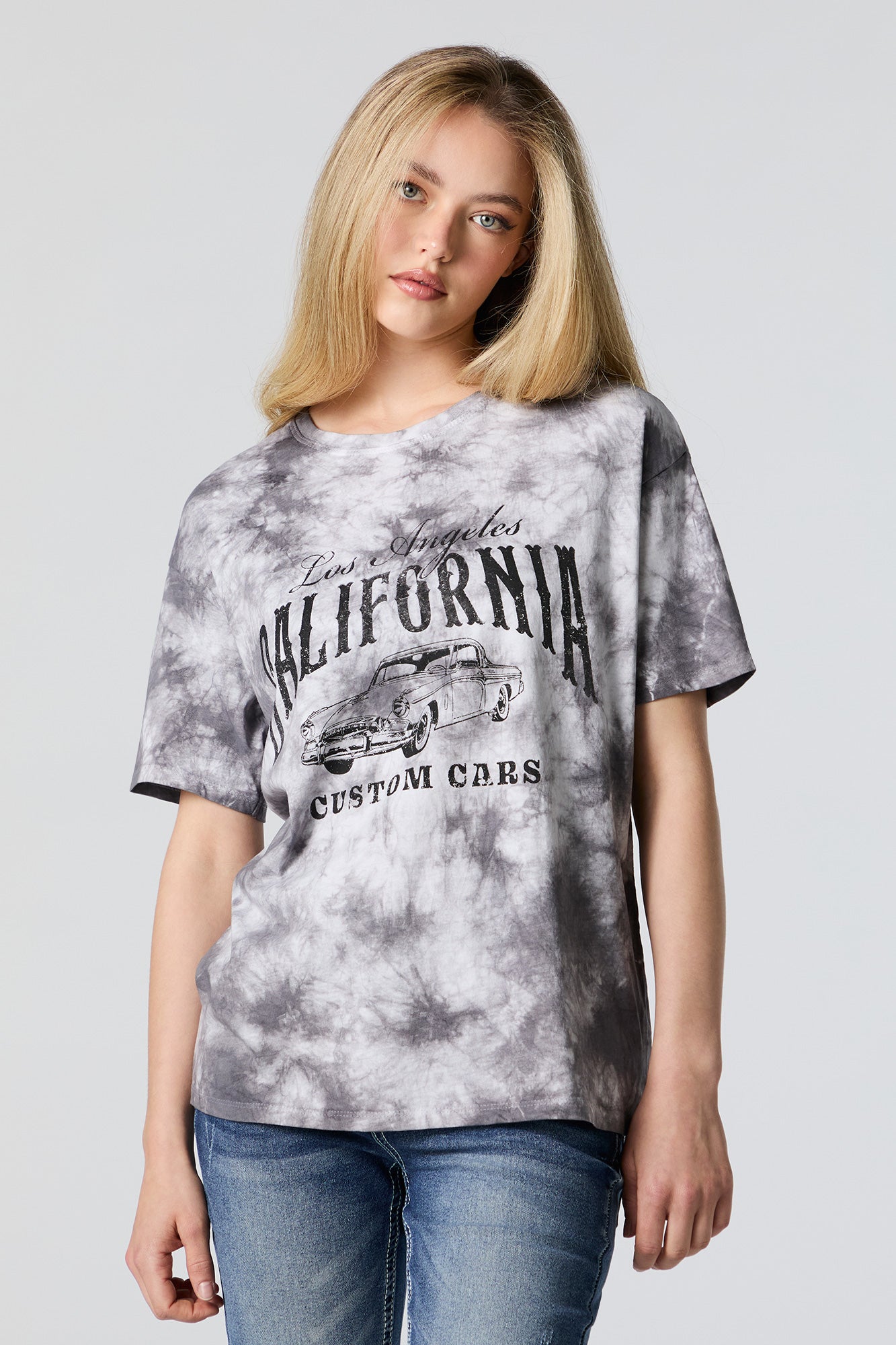 California Graphic Tie-Dye T-Shirt