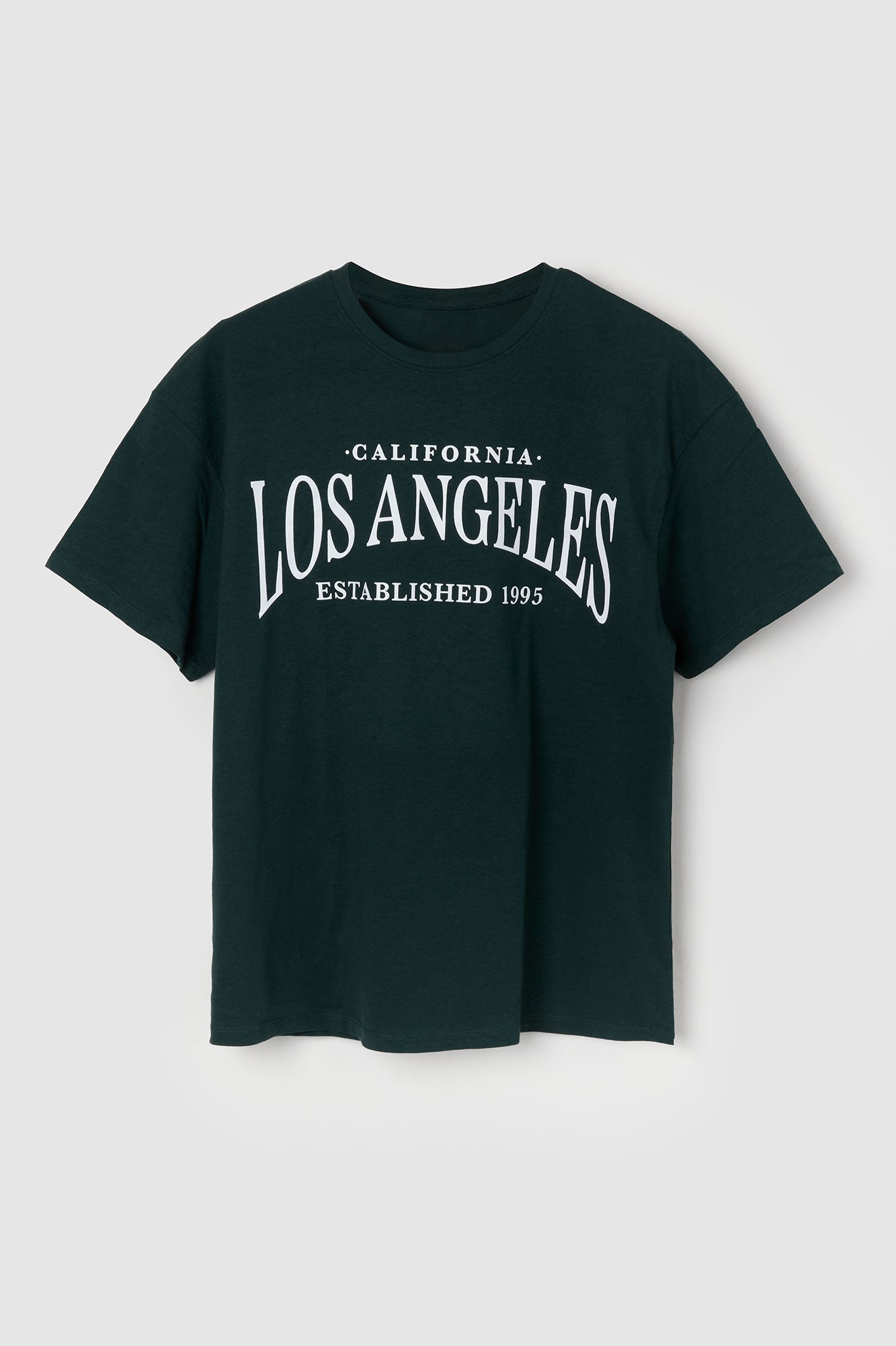 T-shirt de coupe garçonne à imprimé Los Angeles Est 1995