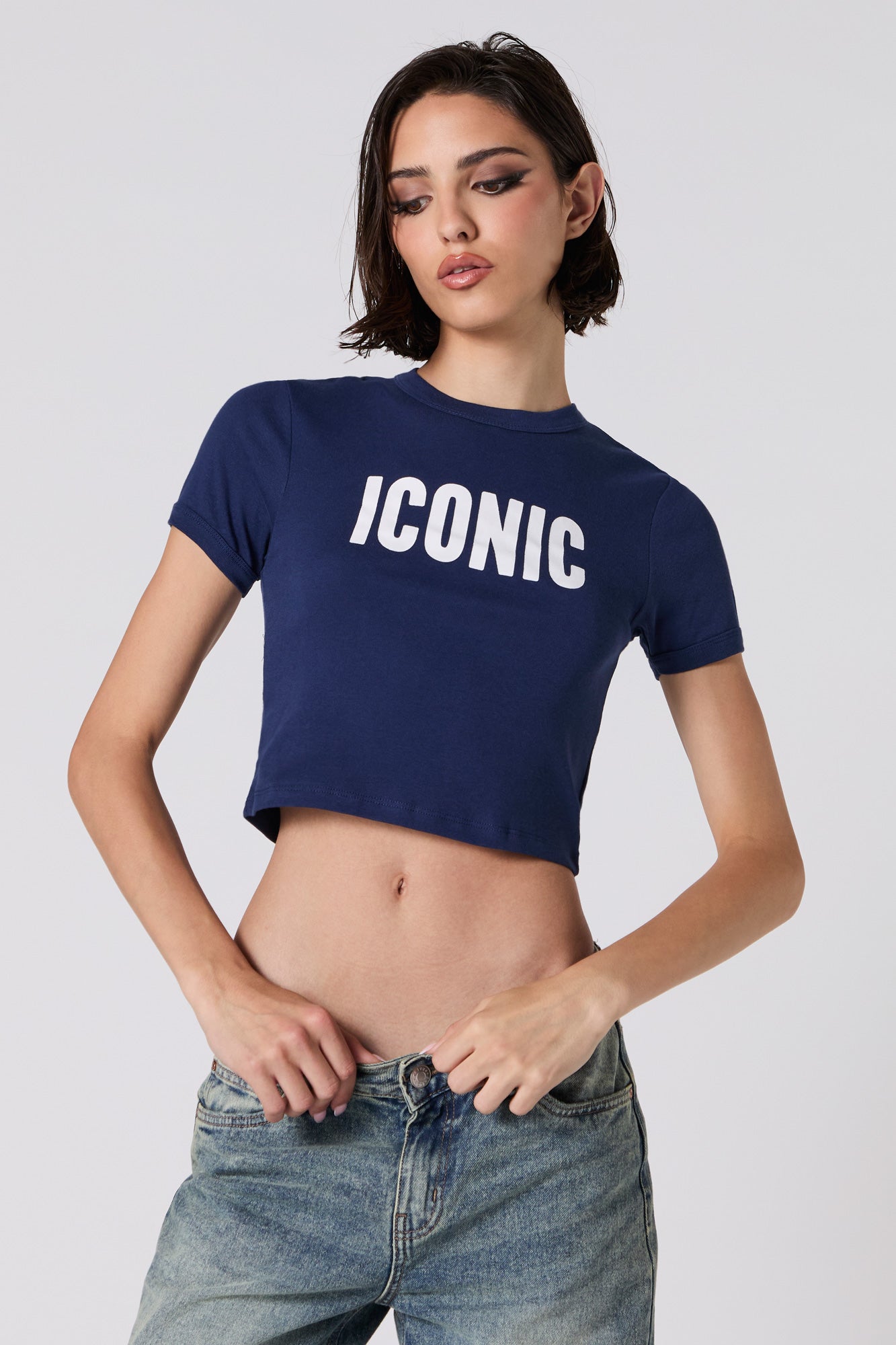 Iconic Graphic Ribbed Baby T-Shirt