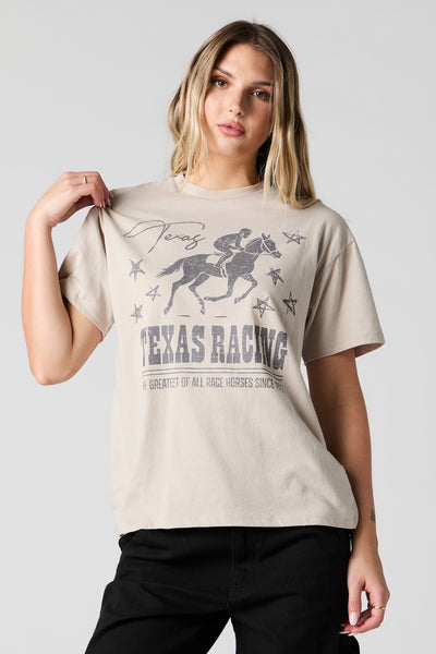 Texas Racing Graphic Boyfriend T-Shirt – Urban Planet