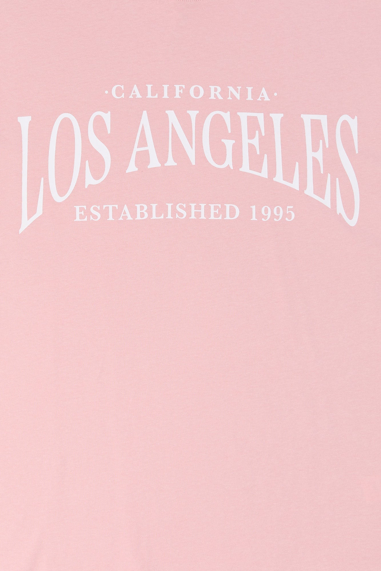 T-shirt de coupe garçonne à imprimé Los Angeles