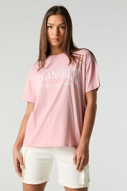 Los Angeles Graphic Boyfriend T-Shirt