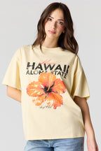 T-shirt de coupe garçonne imprimé