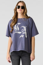 Washed Graphic Boyfriend T-Shirt