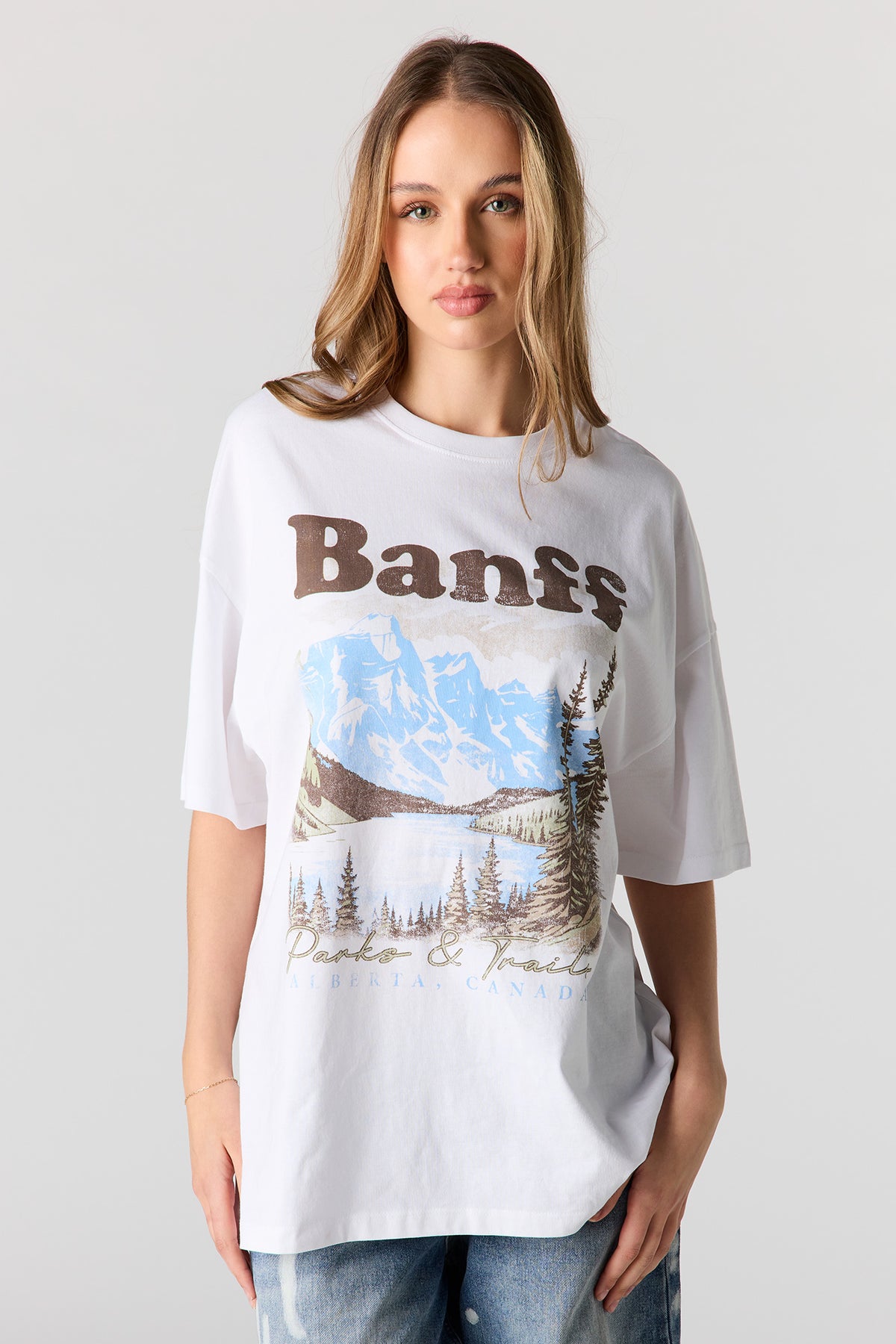 T-shirt surdimensionné à imprimé Canada