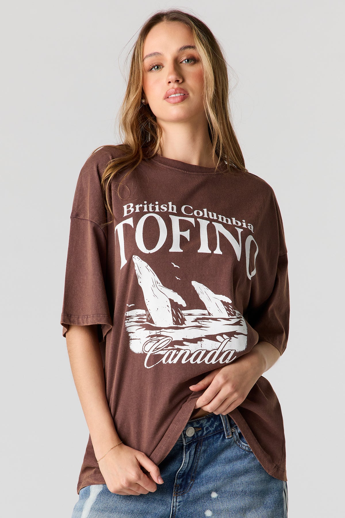 T-shirt surdimensionné à imprimé Canada