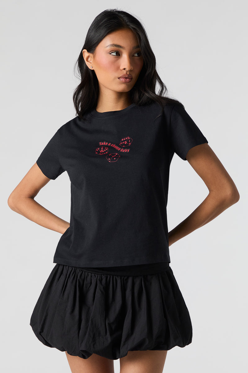 T-shirt à imprimé Take a Chance
