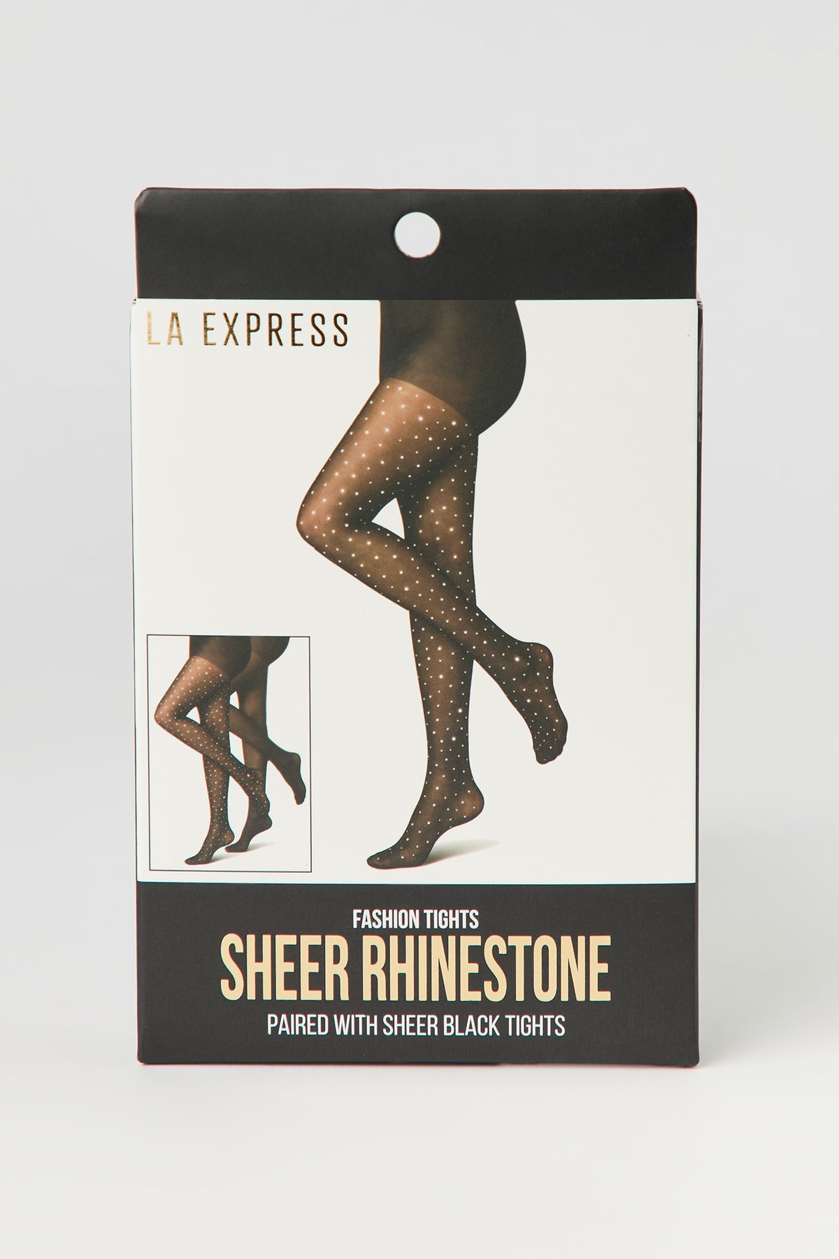 Vue alternative 3. Collants diaphanes avec motif (Lot de 2)