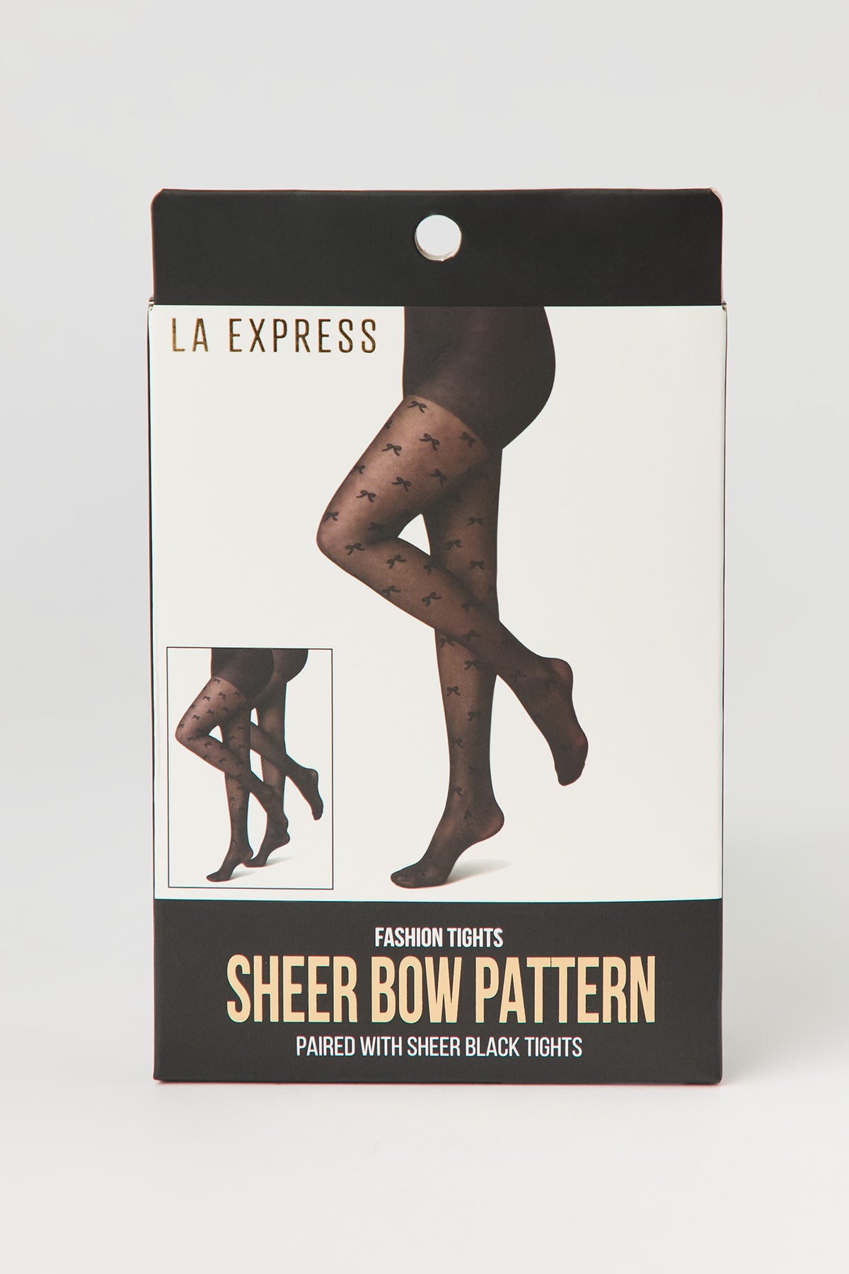 Vue alternative 2. Collants diaphanes avec motif (Lot de 2)