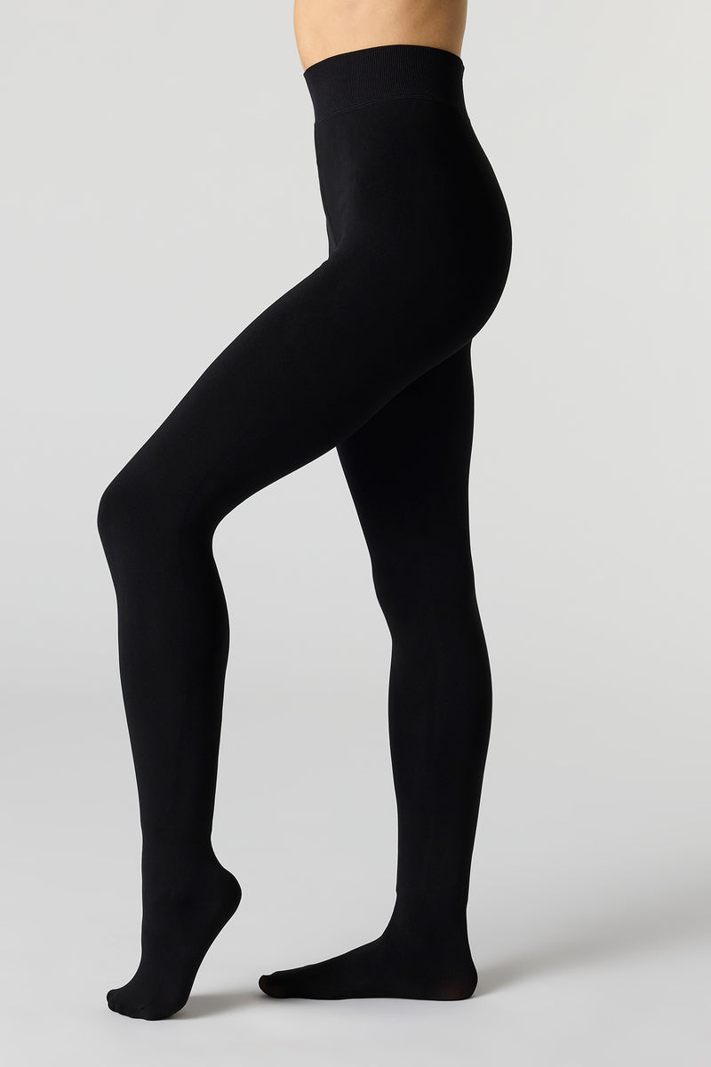 Faux Fur Lined Tights