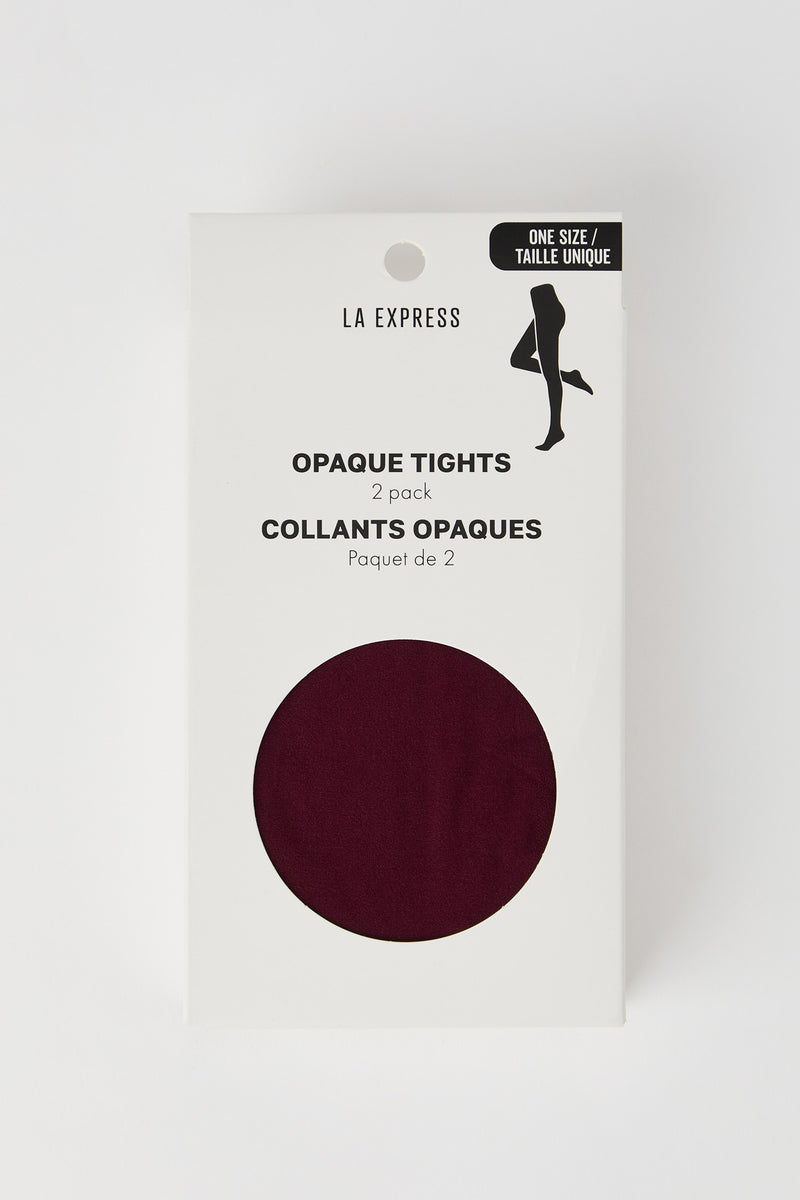 Opaque Tights (2 Pack)