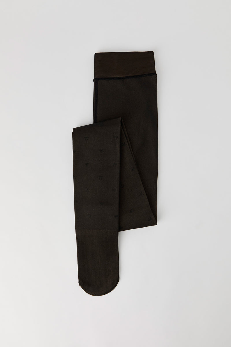 Sheer Effect Fleece Lined Tights