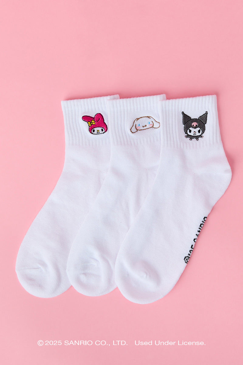 Chaussettes à imprimé Hello Kitty® and Friends (3 paires)
