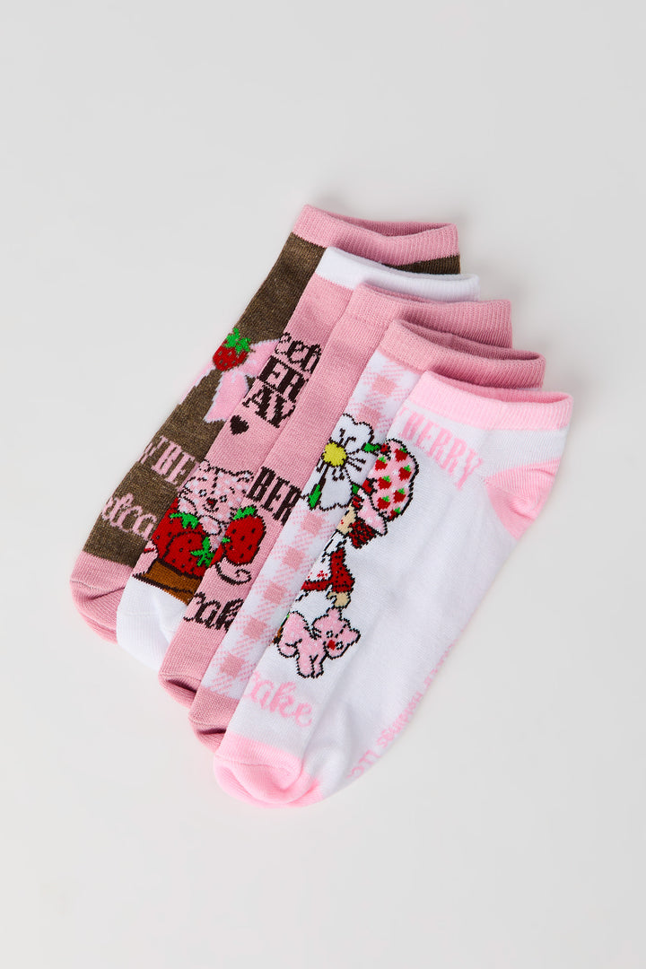 Strawberry Shortcake Ankle Socks (5 Pack)