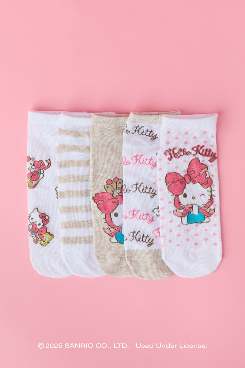 Socquettes à imprimé Hello Kitty® (5 paires)
