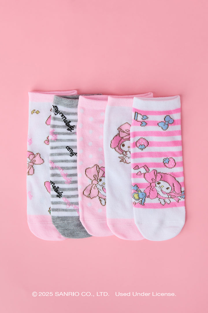 Socquettes à imprimé My Melody™ (5 paires)