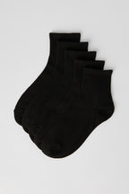 Chaussettes avec revers côtelé (5 paires)