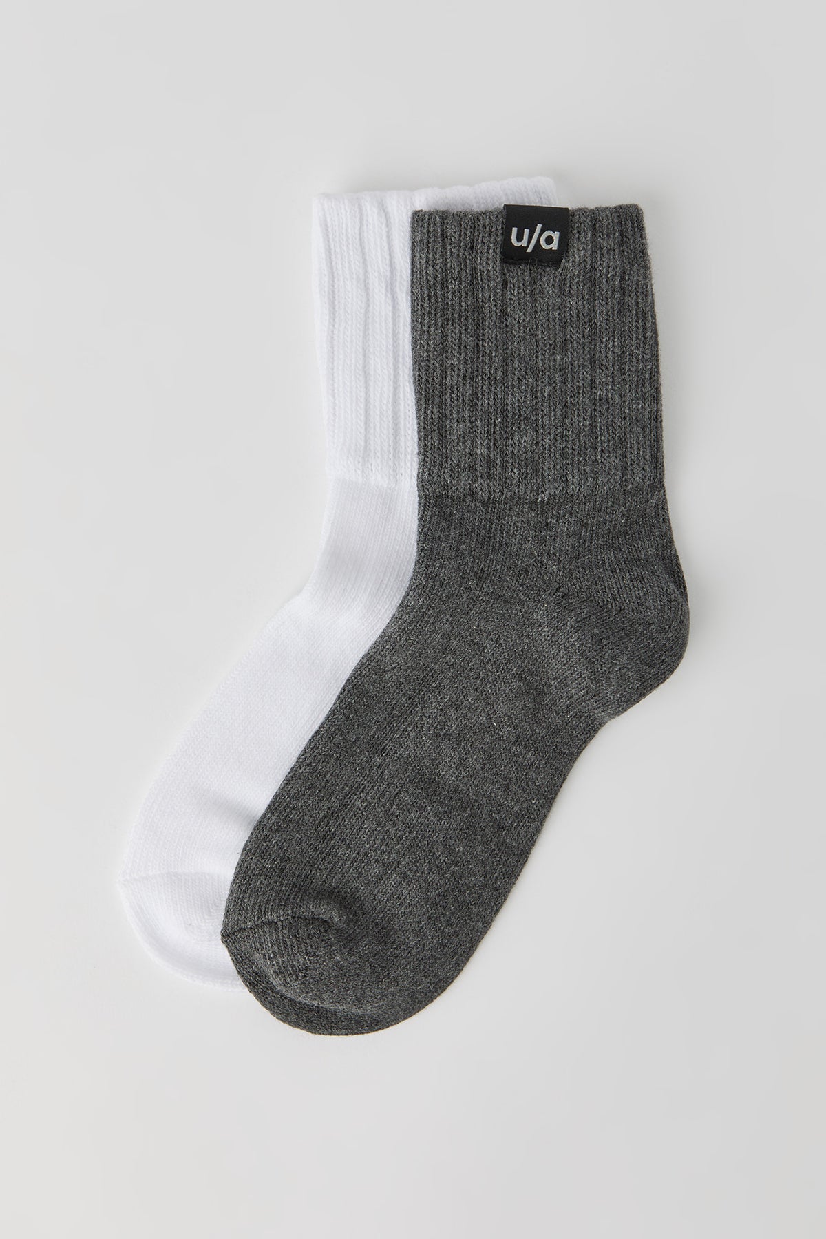 U/A Half-Crew Slouchy Socks (2 Pack) - Charcoal