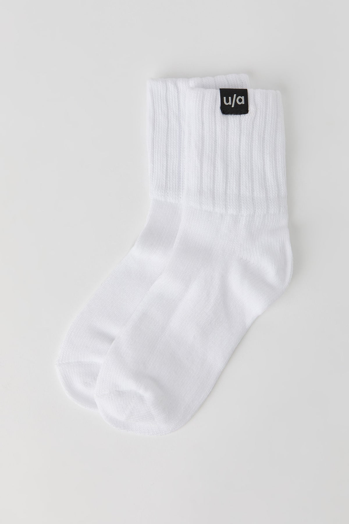 U/A Half-Crew Slouchy Socks (2 Pack) - White