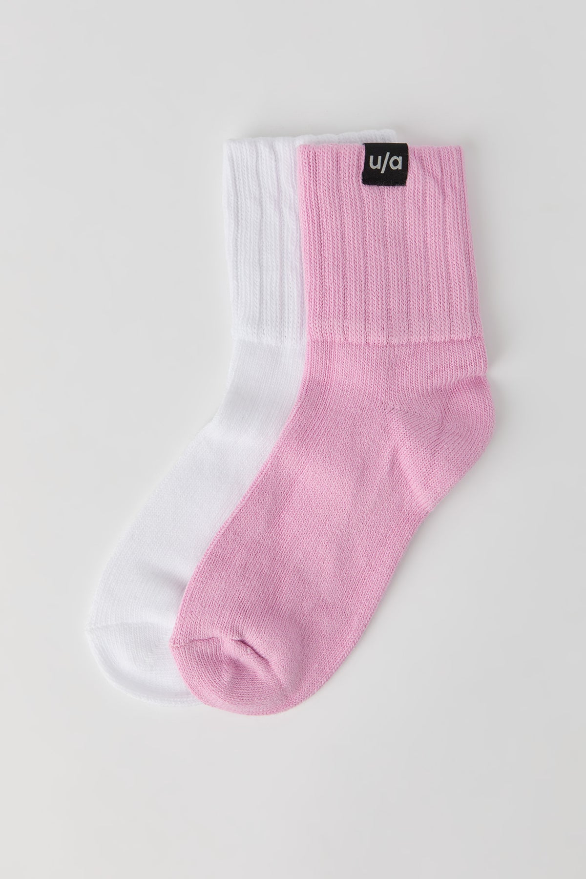 U/A Half-Crew Slouchy Socks (2 Pack) - Pink