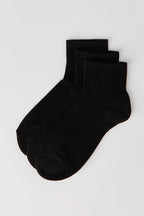 Cushion Quarter Socks (3 Pack)