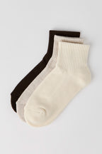 Cushion Quarter Socks (3 Pack)
