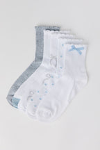 Chaussettes assorties en tricot (5 paires)