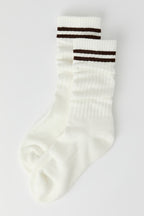 Striped Slouchy Crew Socks