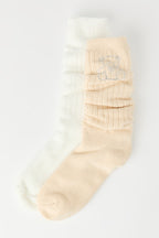 Rhinestone Slouchy Socks (2 Pack)