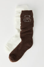 Girls Rhinestone Slouchy Socks (2 Pack)
