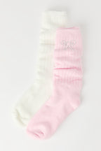Chaussettes amples avec pierres du Rhin (2 paires)