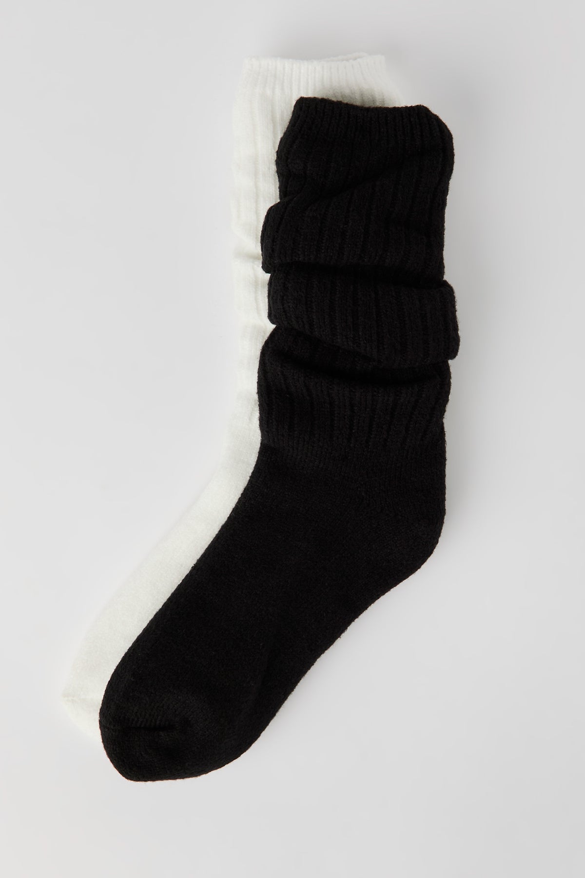 Soft Slouchy Socks (2 Pack) - Black