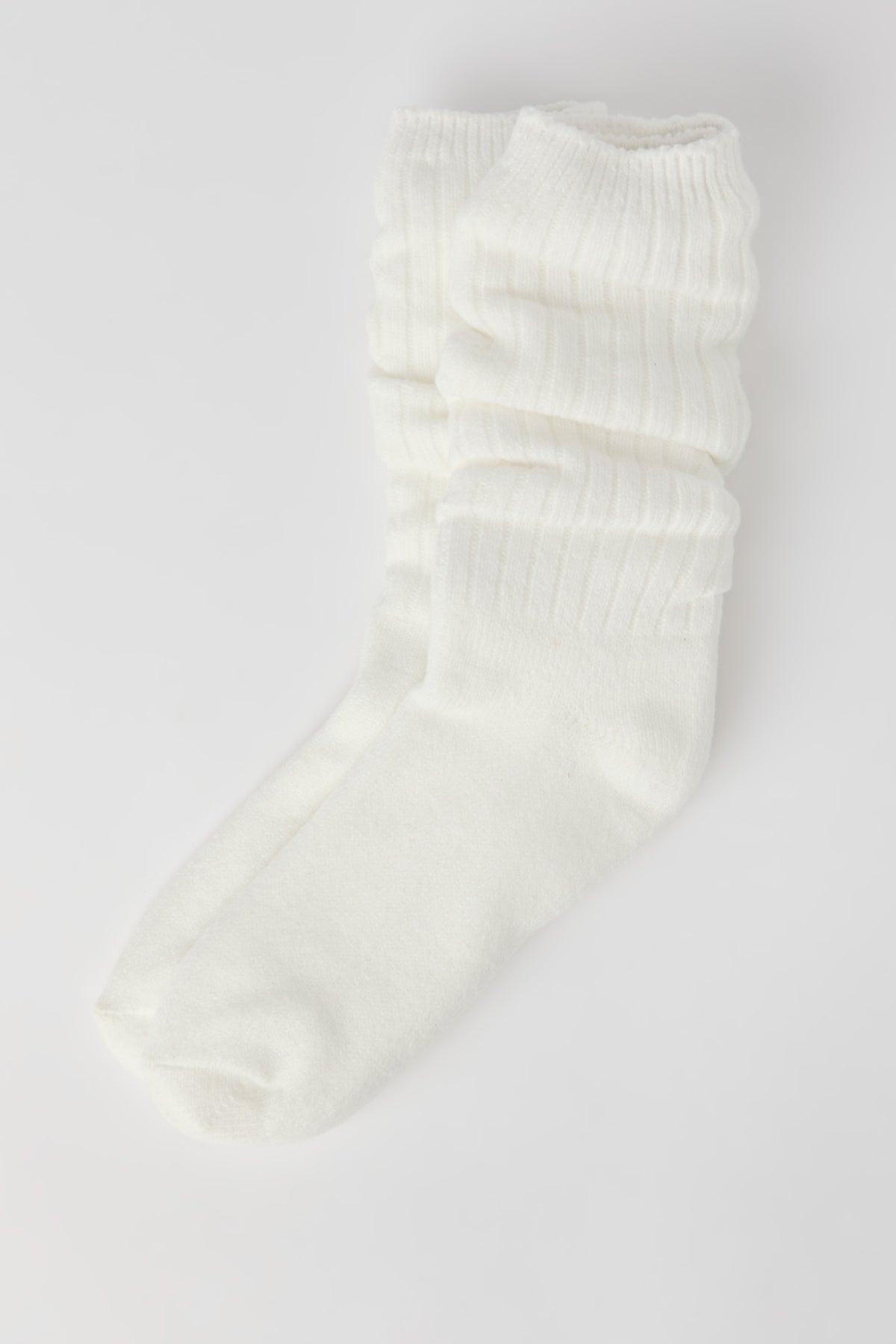 Soft Slouchy Socks (2 Pack) - White