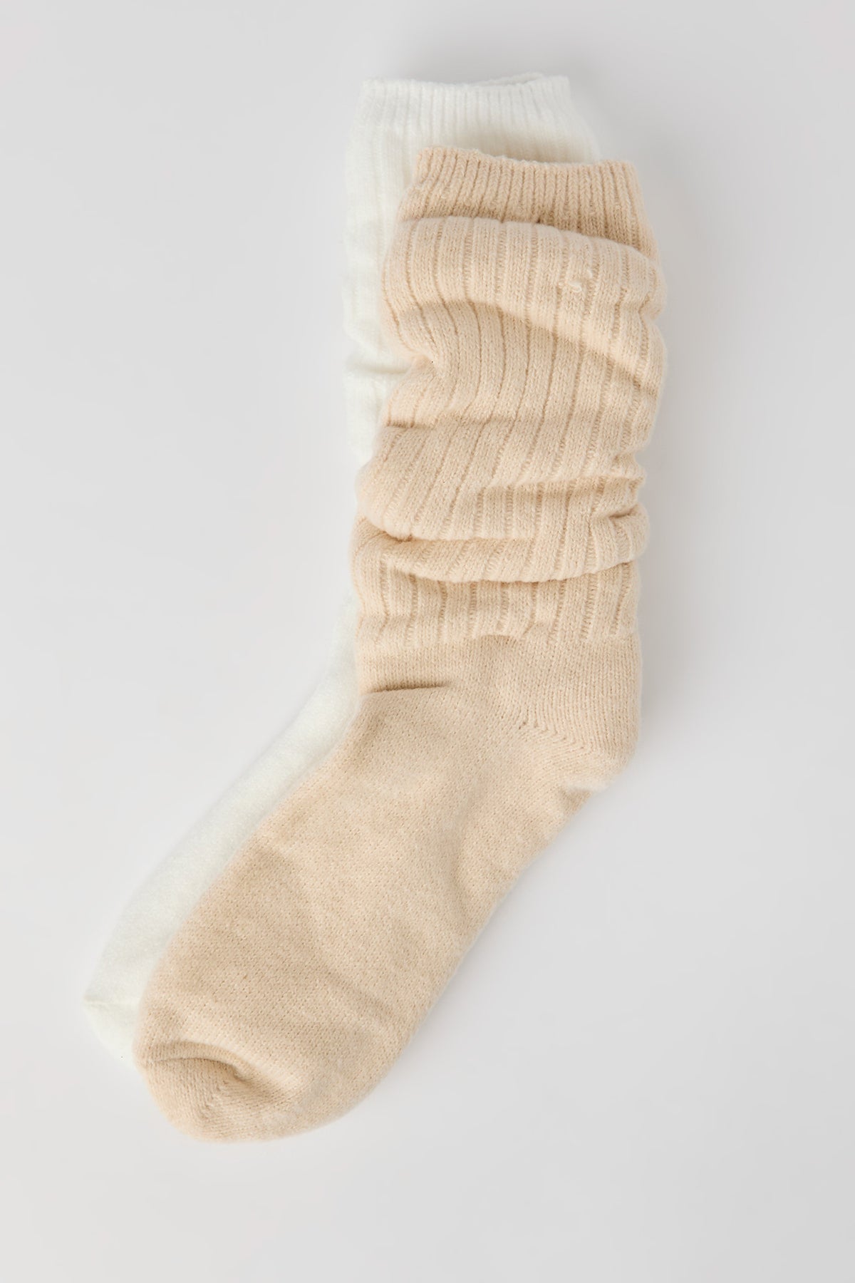 Soft Slouchy Socks (2 Pack) - Oatmeal
