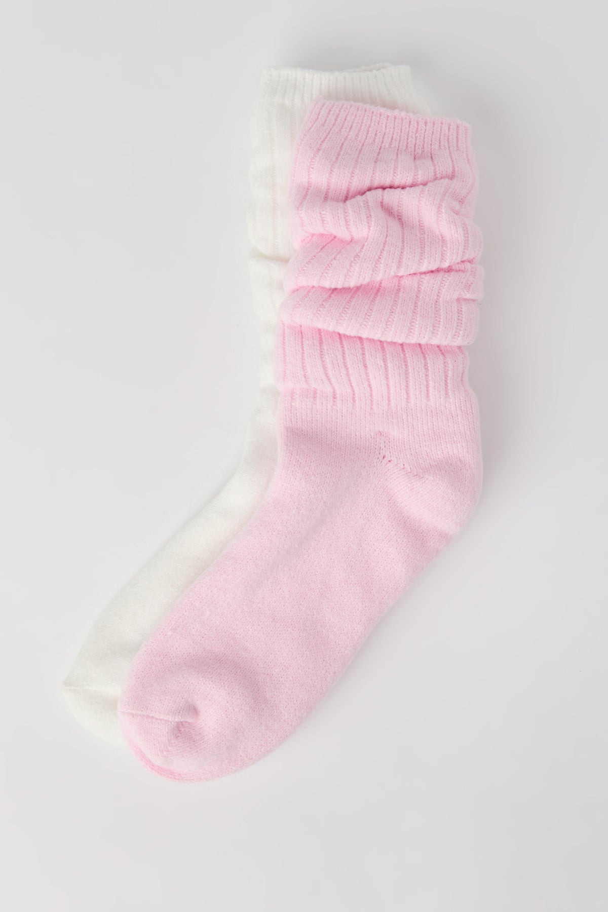 Soft Slouchy Socks (2 Pack) - Pink