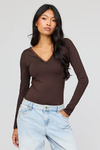 Luxe Heavy Contour V-Neck Bodysuit