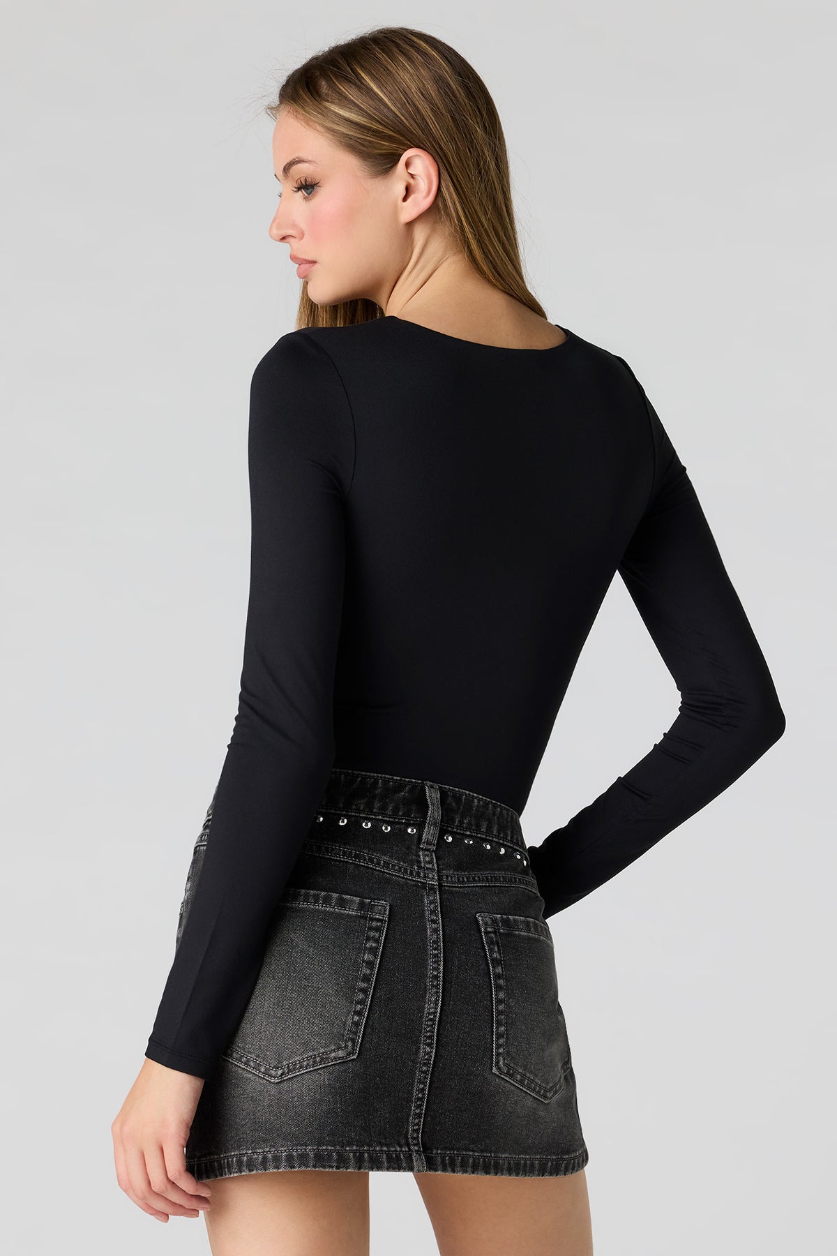 Vue alternative 2. Maillot profilé en nylon lourd de luxe à manches longues
