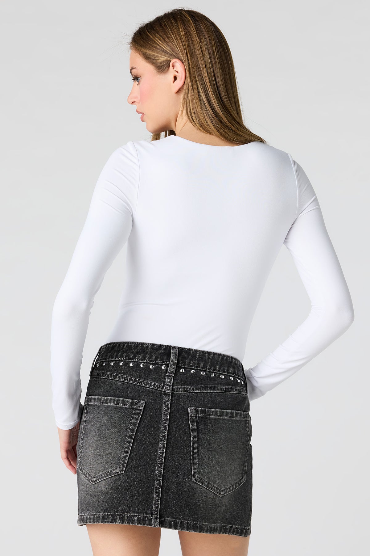 Vue alternative 2. Maillot profilé en nylon lourd de luxe à manches longues