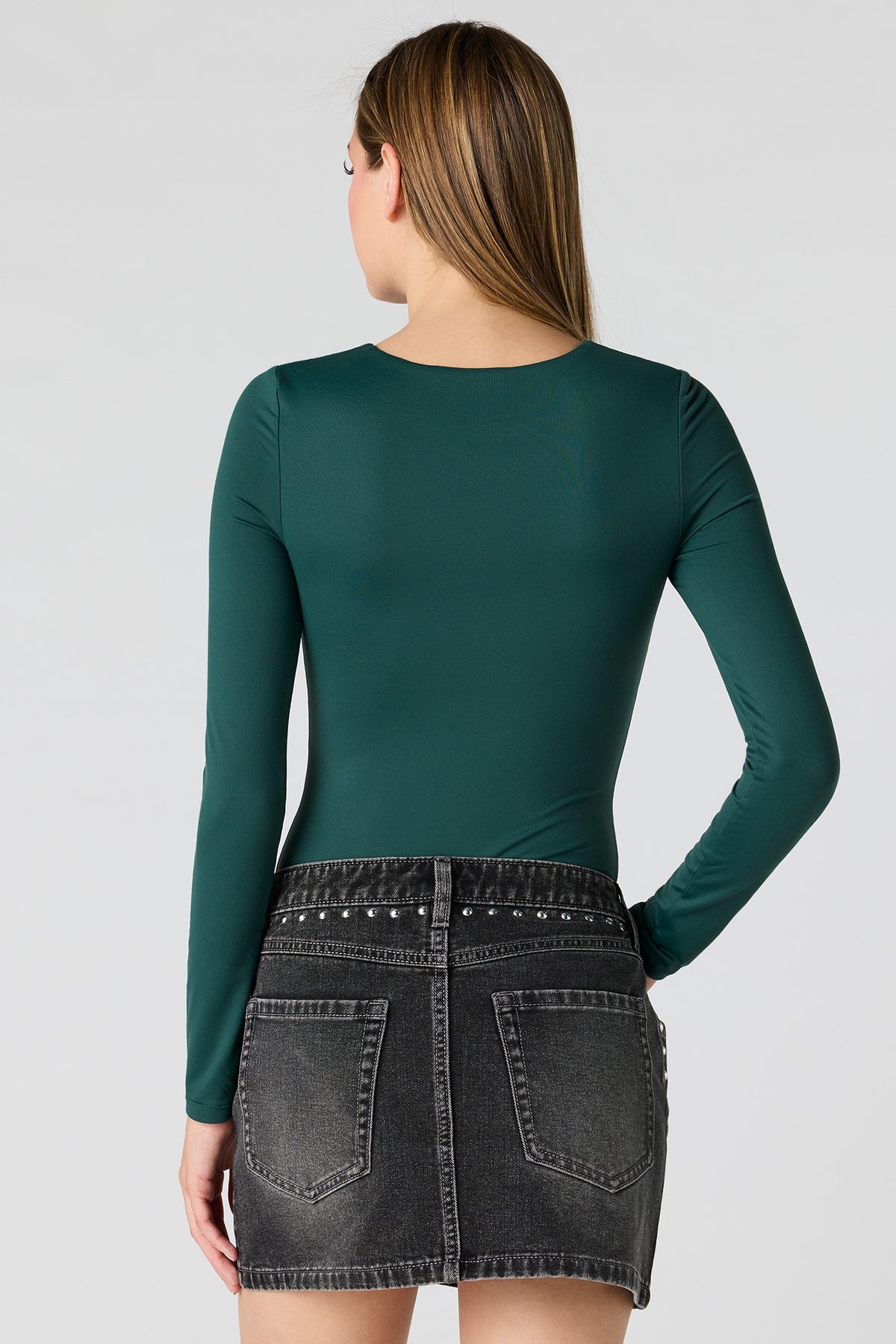 Vue alternative 2. Maillot profilé en nylon lourd de luxe à manches longues