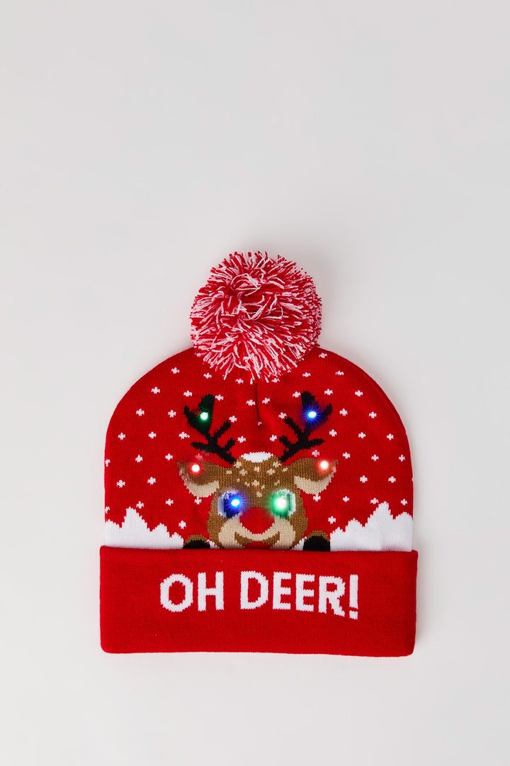 Tuque de Noël illuminée