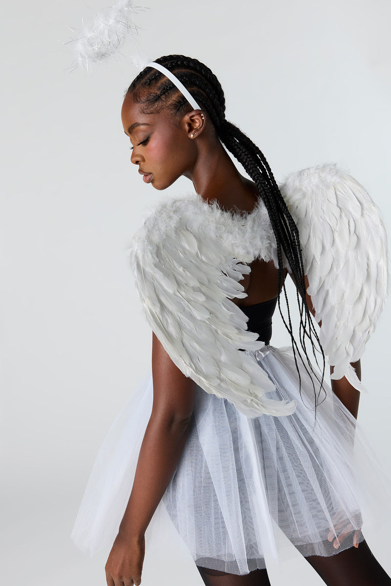 Angel Halo & Wings 2 Piece Costume Set