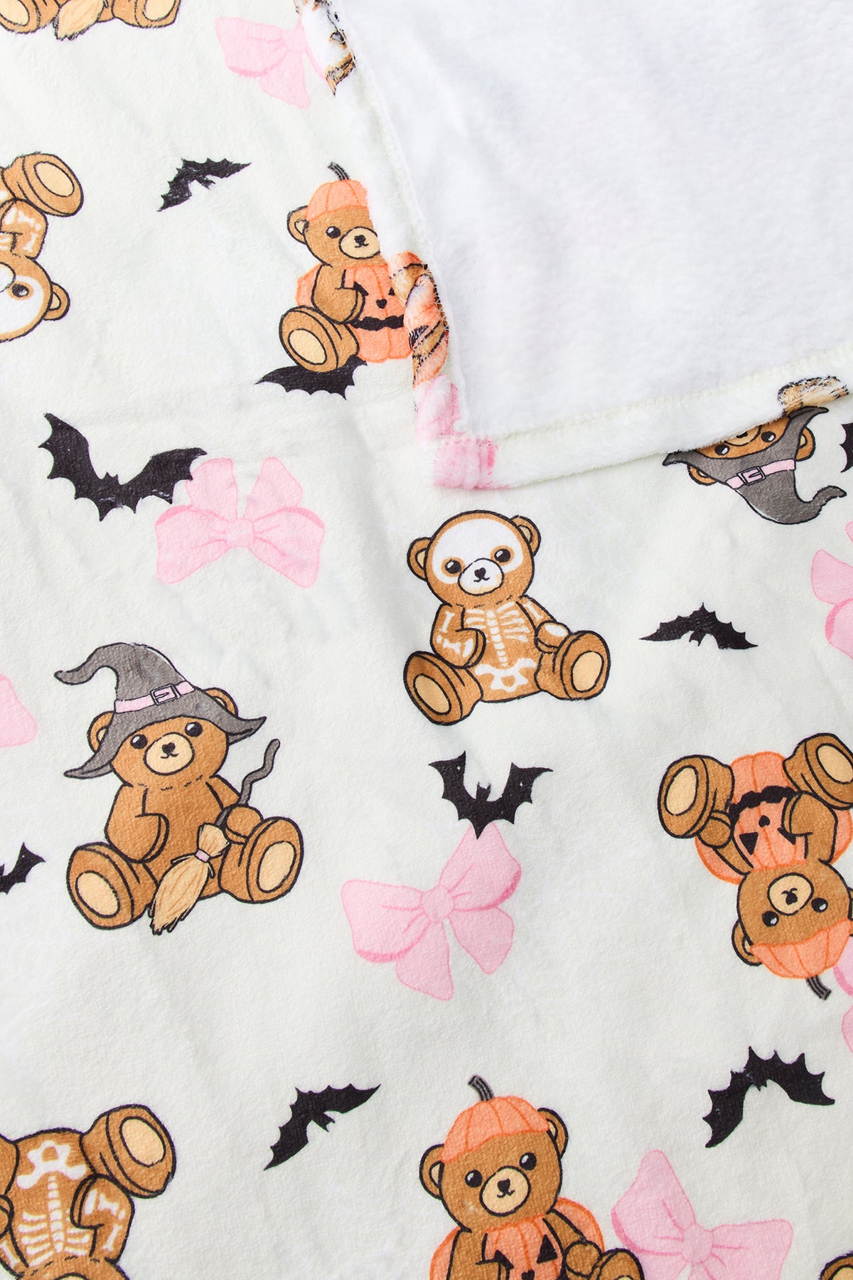 Alt View 2. Halloween Throw Blanket & Pillow Set - Orange
