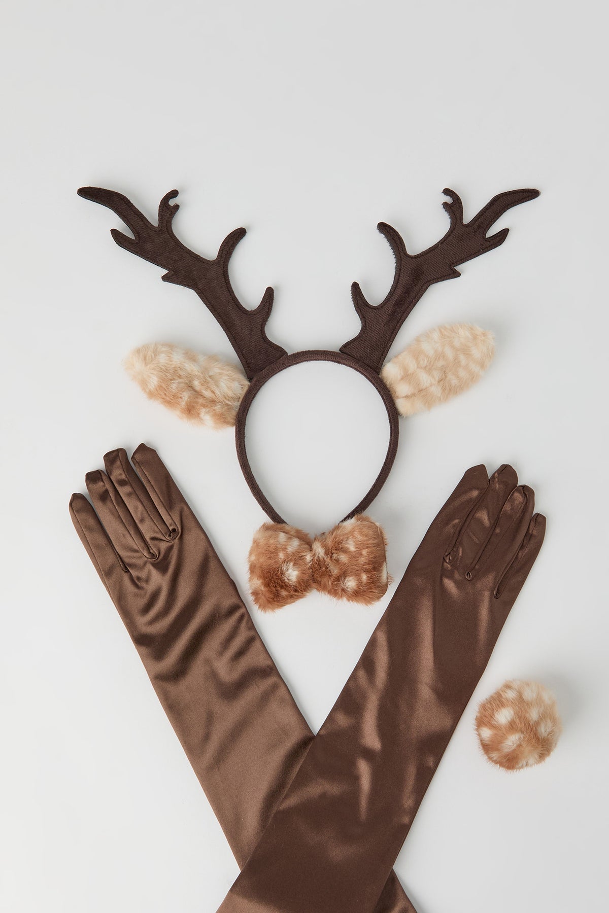 Alt View 2. Deer Costume Accessory Set - Brown