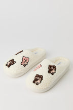 Pantoufles Ours Boba en Sherpa