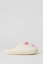 Pantoufles Papillons en Sherpa