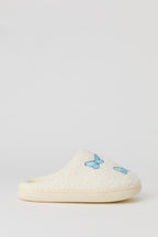 Pantoufles Papillons en Sherpa