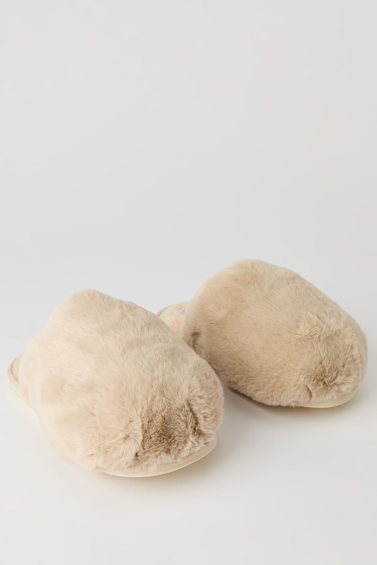 Alt View 2. Puff Slippers - Natural